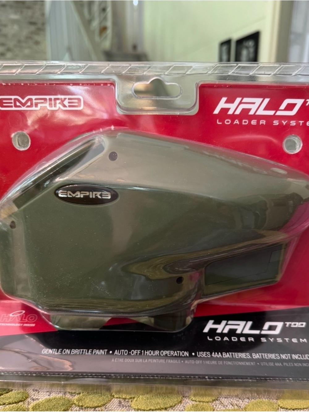 EMPIRE Halo T-50 Paintball Loader - Olive Green New in Package Accessory